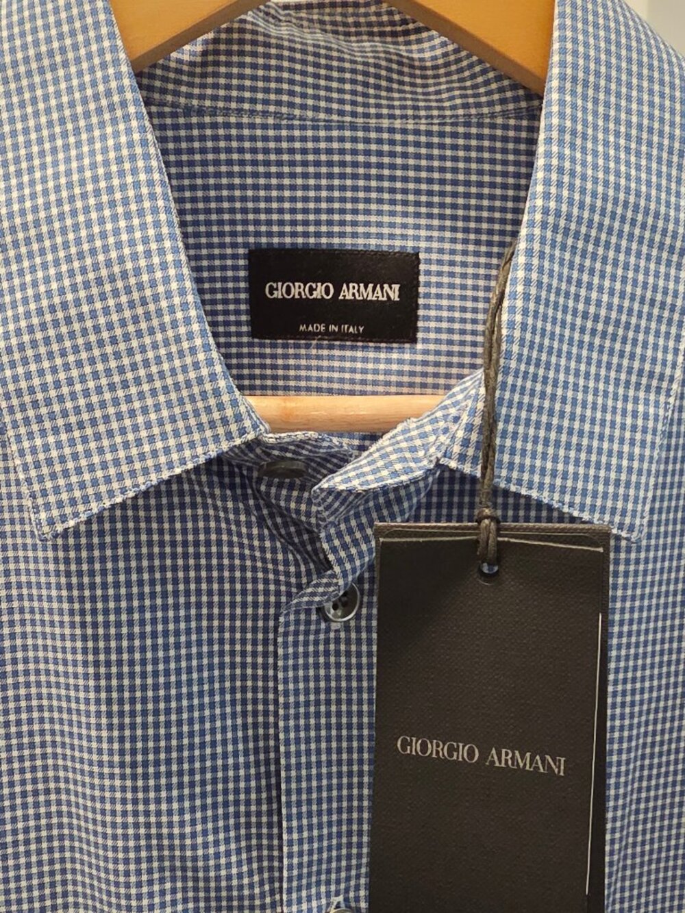 Giorgio Armani Men's Shirt - New w/ Tags - Size 40 - Made in Italy